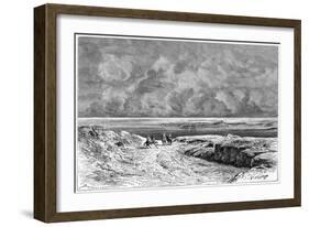 Nafta and the Shott-El-Jerid, C1890-Bertrand-Framed Giclee Print