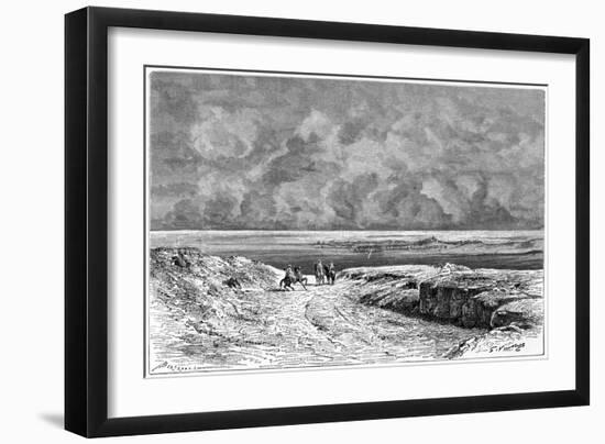 Nafta and the Shott-El-Jerid, C1890-Bertrand-Framed Giclee Print