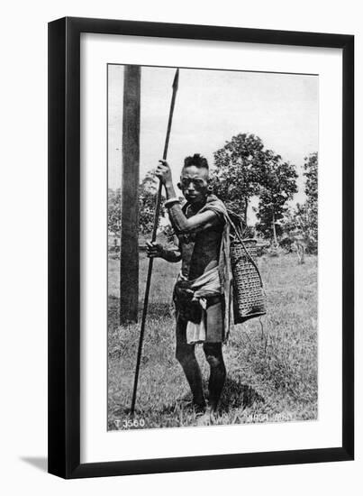 Naga Man, India, 20th Century-null-Framed Giclee Print