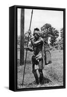 Naga Man, India, 20th Century-null-Framed Stretched Canvas