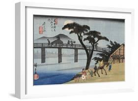 Nagakubo-Ando Hiroshige-Framed Giclee Print