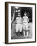 Nagano & Kuji Jiro, Waseda University, Baseball Photo - Tokyo, Japan-Lantern Press-Framed Art Print