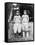 Nagano & Kuji Jiro, Waseda University, Baseball Photo - Tokyo, Japan-Lantern Press-Framed Stretched Canvas