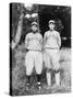 Nagano & Kuji Jiro, Waseda University, Baseball Photo - Tokyo, Japan-Lantern Press-Stretched Canvas