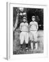 Nagano & Kuji Jiro, Waseda University, Baseball Photo - Tokyo, Japan-Lantern Press-Framed Art Print