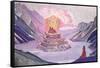 Nagarjuna Conqueror of the Serpent, 1925-Nicholas Roerich-Framed Stretched Canvas