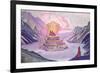 Nagarjuna Conqueror of the Serpent, 1925-Nicholas Roerich-Framed Premium Giclee Print