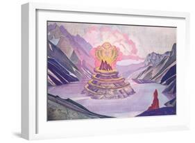 Nagarjuna Conqueror of the Serpent, 1925-Nicholas Roerich-Framed Giclee Print