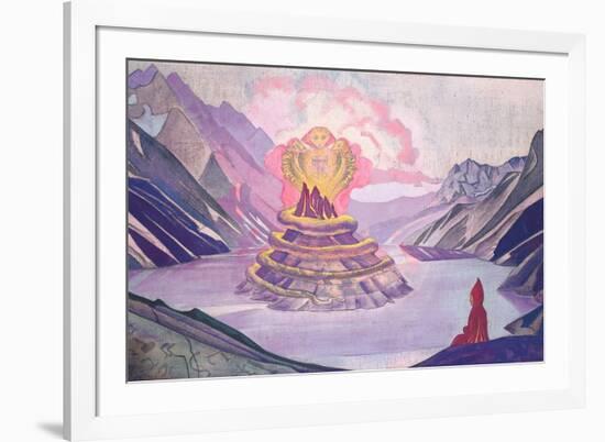 Nagarjuna Conqueror of the Serpent, 1925-Nicholas Roerich-Framed Giclee Print