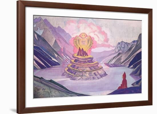 Nagarjuna Conqueror of the Serpent, 1925-Nicholas Roerich-Framed Giclee Print