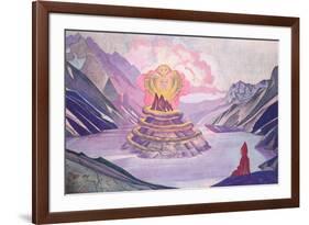 Nagarjuna Conqueror of the Serpent, 1925-Nicholas Roerich-Framed Giclee Print