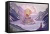 Nagarjuna Conqueror of the Serpent, 1925-Nicholas Roerich-Framed Stretched Canvas