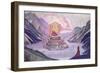 Nagarjuna Conqueror of the Serpent, 1925-Nicholas Roerich-Framed Premium Giclee Print