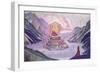 Nagarjuna Conqueror of the Serpent, 1925-Nicholas Roerich-Framed Premium Giclee Print