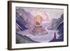 Nagarjuna Conqueror of the Serpent, 1925-Nicholas Roerich-Framed Giclee Print