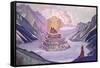 Nagarjuna Conqueror of the Serpent, 1925-Nicholas Roerich-Framed Stretched Canvas