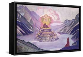 Nagarjuna Conqueror of the Serpent, 1925-Nicholas Roerich-Framed Stretched Canvas