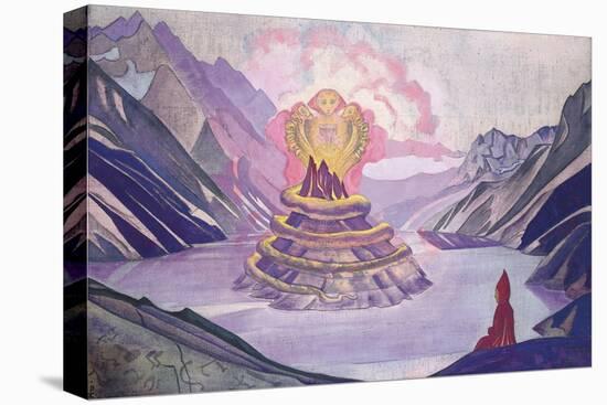 Nagarjuna Conqueror of the Serpent, 1925-Nicholas Roerich-Stretched Canvas