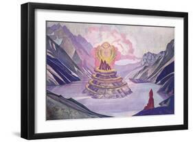 Nagarjuna Conqueror of the Serpent, 1925-Nicholas Roerich-Framed Giclee Print