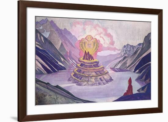 Nagarjuna Conqueror of the Serpent, 1925-Nicholas Roerich-Framed Giclee Print