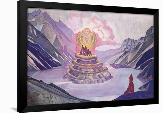 Nagarjuna Conqueror of the Serpent, 1925-Nicholas Roerich-Framed Giclee Print