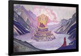 Nagarjuna Conqueror of the Serpent, 1925-Nicholas Roerich-Framed Giclee Print