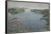 Nagasaki Harbor, C. 1800-50-Kawahara Keiga-Framed Stretched Canvas