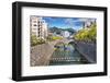 Nagasaki, Japan at Historic Megane Spectacles Bridge over the Nakashima River.-SeanPavonePhoto-Framed Photographic Print