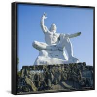 Nagasaki Peace Park, Peace Statue, Nagasaki, Japan-Christopher Rennie-Framed Photographic Print