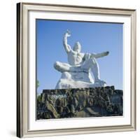 Nagasaki Peace Park, Peace Statue, Nagasaki, Japan-Christopher Rennie-Framed Photographic Print