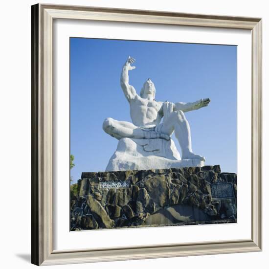 Nagasaki Peace Park, Peace Statue, Nagasaki, Japan-Christopher Rennie-Framed Photographic Print