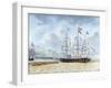 Nagasaki: The Merchant Ship, Amboina, Captain J.Lourens, 1842-Jacob Spin-Framed Giclee Print