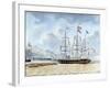 Nagasaki: The Merchant Ship, Amboina, Captain J.Lourens, 1842-Jacob Spin-Framed Giclee Print