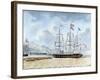 Nagasaki: The Merchant Ship, Amboina, Captain J.Lourens, 1842-Jacob Spin-Framed Giclee Print