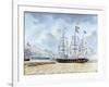 Nagasaki: The Merchant Ship, Amboina, Captain J.Lourens, 1842-Jacob Spin-Framed Giclee Print