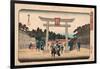 Nagata No Baba Sannogu-Utagawa Hiroshige-Framed Giclee Print