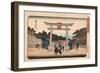 Nagata No Baba Sannogu-Utagawa Hiroshige-Framed Giclee Print