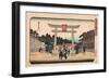 Nagata No Baba Sannogu-Utagawa Hiroshige-Framed Giclee Print