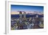 Nagoya, Japan Cityscape at Twilight.-SeanPavonePhoto-Framed Photographic Print