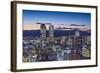 Nagoya, Japan Cityscape at Twilight.-SeanPavonePhoto-Framed Photographic Print