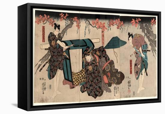 Nagoya Sanzaburo Fuwa Banzaemon Katsuragi-null-Framed Stretched Canvas