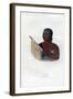 Nah-Pope (The Sou), a Sac Warrior, 1848-Harris-Framed Giclee Print