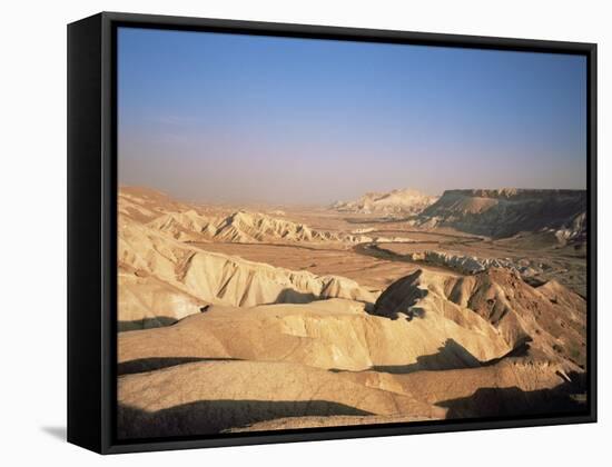 Nahal Zin, Negev Desert, Israel-Jon Arnold-Framed Stretched Canvas