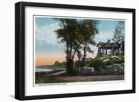 Nahant, Massachusetts - View of the Witch House-Lantern Press-Framed Art Print