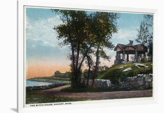 Nahant, Massachusetts - View of the Witch House-Lantern Press-Framed Art Print