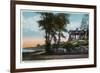 Nahant, Massachusetts - View of the Witch House-Lantern Press-Framed Premium Giclee Print