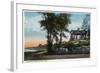 Nahant, Massachusetts - View of the Witch House-Lantern Press-Framed Art Print