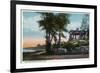 Nahant, Massachusetts - View of the Witch House-Lantern Press-Framed Art Print