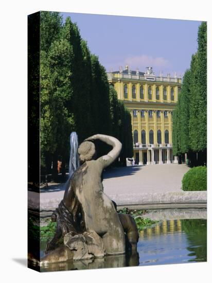 Naiad Fountain, Schonbrunn, Unesco World Heritage Site, Vienna, Austria, Europe-Roy Rainford-Stretched Canvas