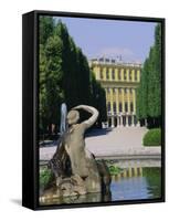 Naiad Fountain, Schonbrunn, Unesco World Heritage Site, Vienna, Austria, Europe-Roy Rainford-Framed Stretched Canvas